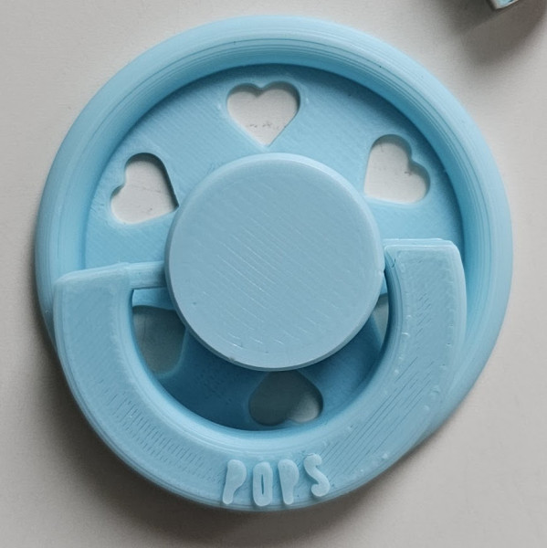 POPS magneetspeen blauw inclusief magneet product foto