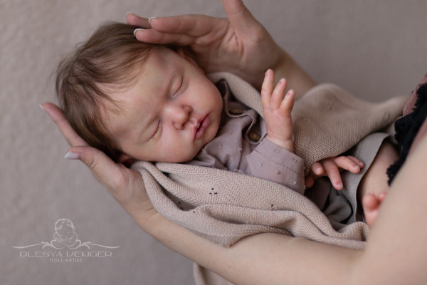 Pre-order Reborn kit Cameron Asleep - Laura Tuzio Ross product foto