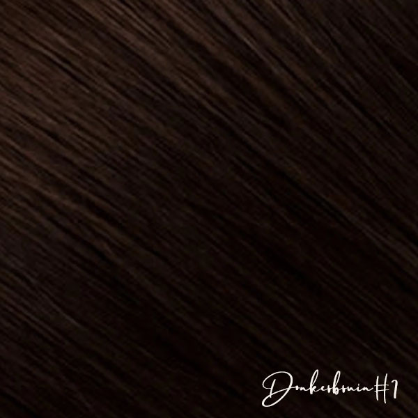 Alpaca Suri - Calidad Premium (10 g, ±22 cm) Color Marrón Oscuro Foto del producto