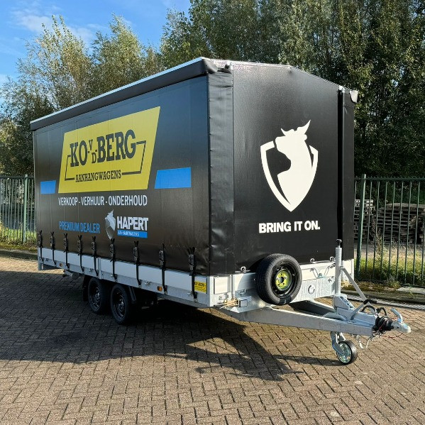 Huif tandem 5 meter met schuifzeil