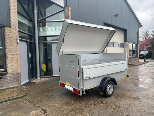 Extra hoge bagagewagen met steunpoten