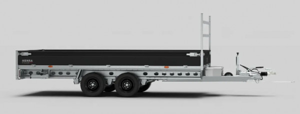 Henra Plateauwagen XL 503 x 222 cm 3000 kg tandem
