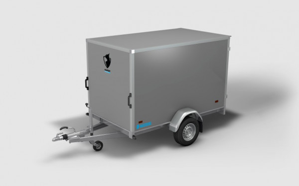 Enkelas gesloten bakwagen