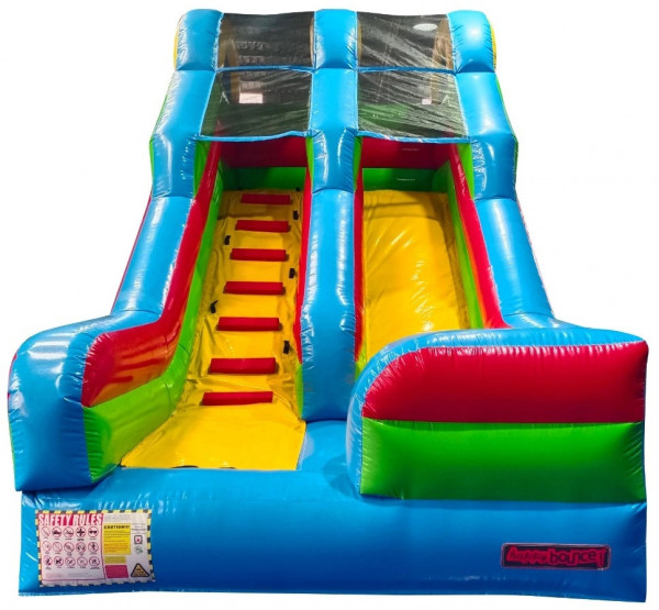 Springkussen glijbaan