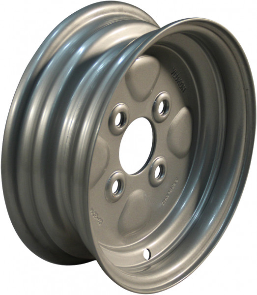 Wiel 3.50Bx10H2 ET-2,5 60/100/4 staal grijs