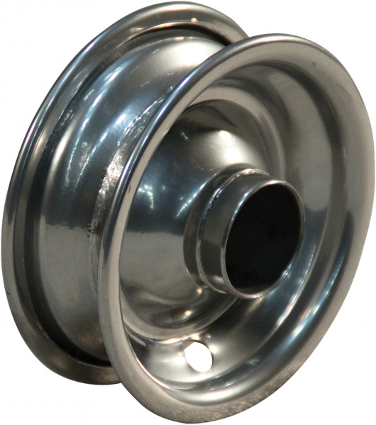 Wiel 1.25x3.8  (200x50) ET0 rollager zitting Ø30,2 NL60 staal grijs