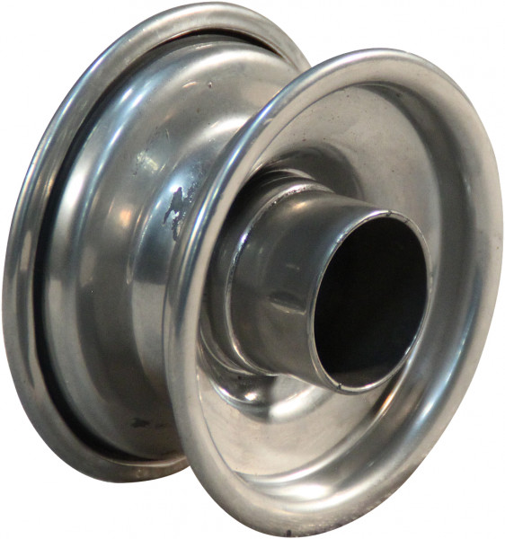 Wiel 1.50x3 ET0 rollager Ø20 NL60 staal grijs