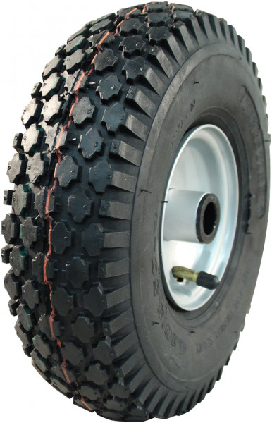 Luchtband + wiel 4.10/3.50-4 V-6602 4PR + 2.10x4H2 ET0 NL69 56 15 staal grijs