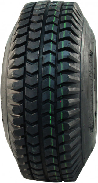 Luchtband + wiel 4.00-4 C-248 6PR + 2.10-4H2 ET0 kogellager Ø25 NL75 staal grijs