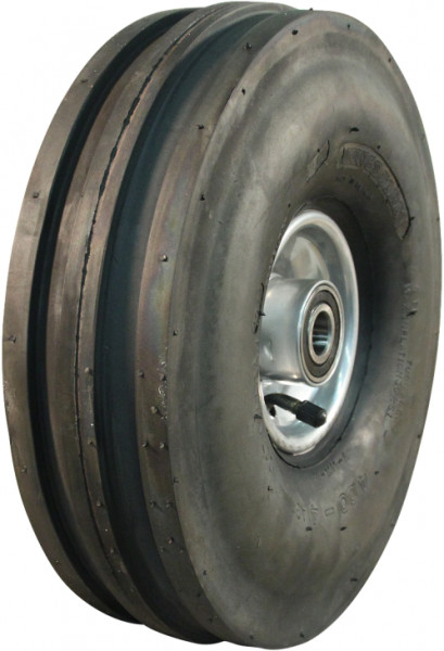 Luchtband + wiel 4.00-4 V-8502 4PR + 2.10x4H2 ET0 NL75 staal grijs