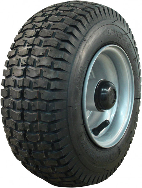 Luchtband + wiel 13x5.00-6 V-3502 4PR + 4.50Ax6 ET0 NL88 50 A6 staal grijs