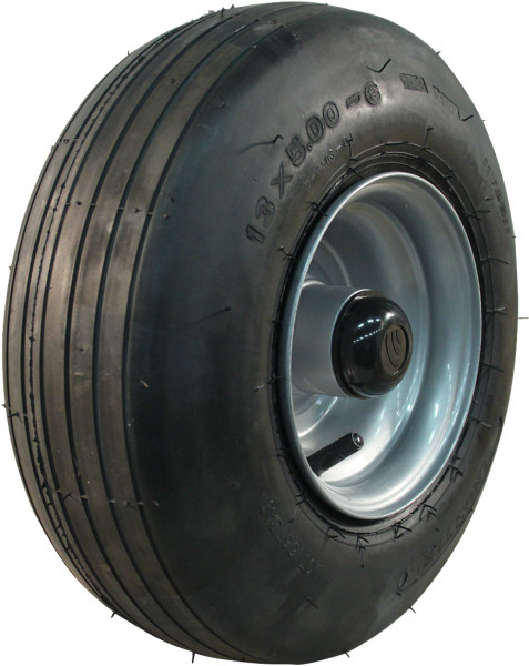 Luchtband + wiel set 13x5.00-6 V-3503 4PR + 4.50Ax6 ET0 NL88 staal grijs
