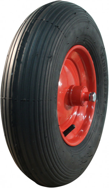 Luchtband + wiel 4.80/4.00-8 V-5501A 2PR + 2.50Ax8 ET0 NL96 staal rood