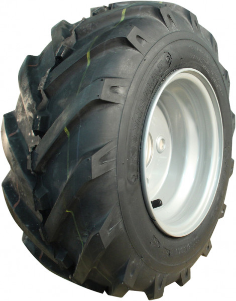 Luchtband + wiel 16x6.50-8 V-8501 4PR + 5.50x8H2 ET-2 60/100/4 64 A4 staal grijs links