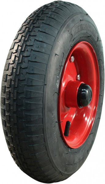 Luchtband + wiel 4.80/4.00-8 V-6635 4PR + 3.00D-8 ET0 NL88 staal rood