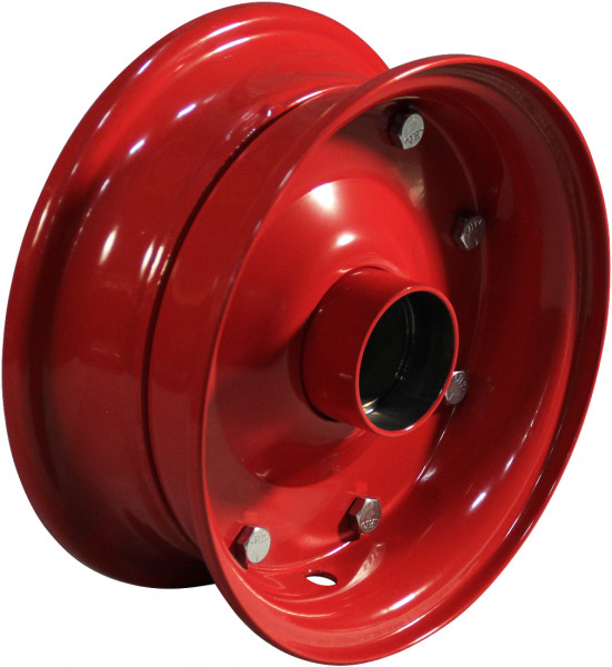 Wiel 3.00D-8 ET0 kogellager zitting NL88 staal rood