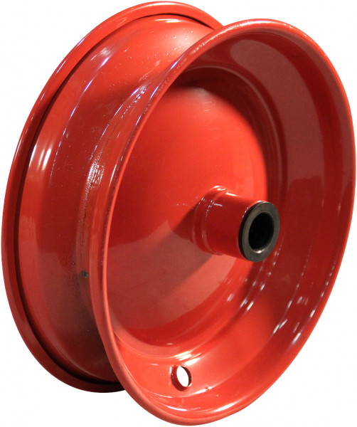 Wiel 2.50Ax8H2 ET0 rollager Ø20 NL69 staal rood