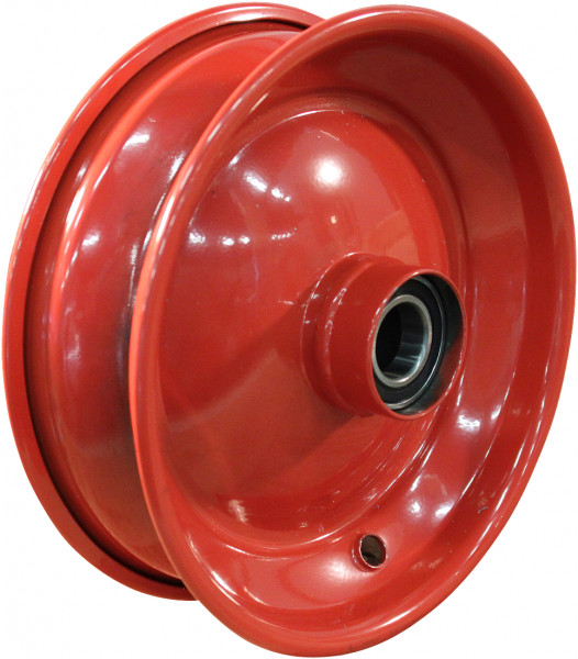 Wiel 2.50Ax8H2 ET7 kogellager Ø25 NL88 staal rood