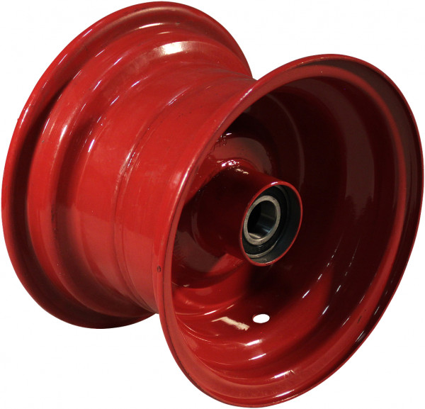 Wiel 5.50Bx8H2 ET0 kogellager Ø20 NL100 staal rood