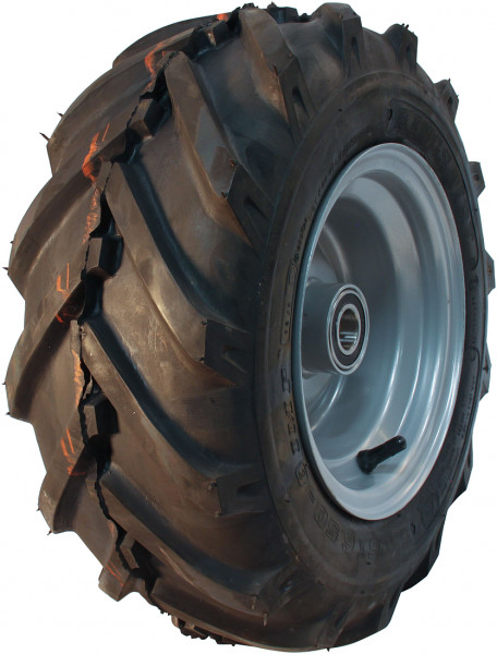 Luchtband + wiel 16x6.50-8 V-8501 4PR + 5.50Ax8H2 ET0 NL90 64 A4 staal grijs