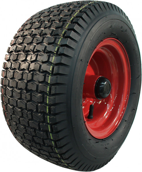 Luchtband + wiel 16x7.50-8 HF-224 4PR + 5.50Bx8H2 ET0 NL110 A3 staal rood