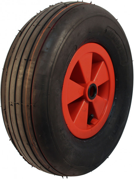 Luchtband + wiel 16x6.50-8 V-3503 4PR + 2.50Ax8 NL88 kunststof rood