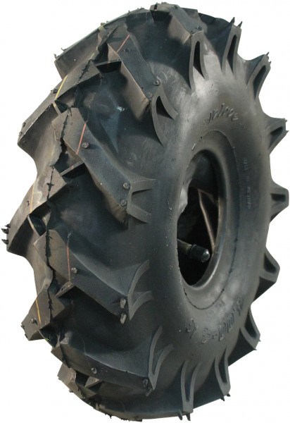 Luchtband + wiel 5.00-10 V-8803 4PR + 3.50Bx10H2 ET-2.1 60/100/4 60 A3 staal grijs links