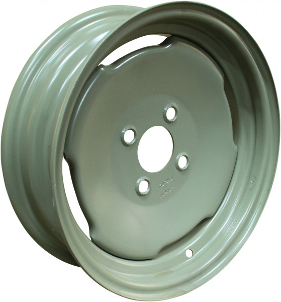 Wiel 4Jx13H ET0 60/100/4 staal grijs groen