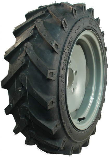 Luchtband + wiel 185/65-15 AS-507 4PR + 7Jx15 ET0 94/140/5 85 A8 staal grijs rechts