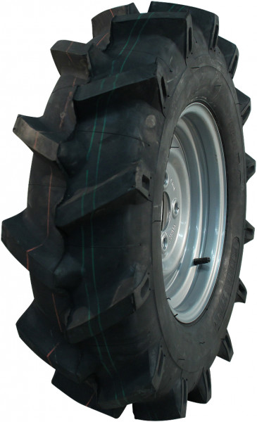 Luchtband + wiel 6.00-12 V-8803 6PR + 4.00Bx12H2 ET0 60/100/4 76 A3 staal grijs rechts