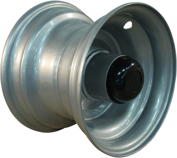 Wiel 4.50Ax6 ET0 kogellager Ø20 NL88 staal grijs