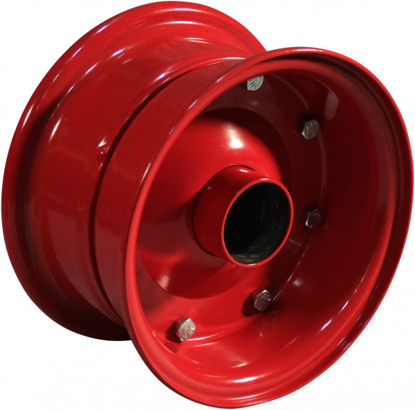 Wiel 4.40D-8 ET0 kogellager zitting NL100 staal rood