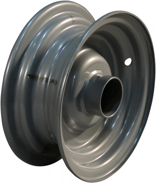 Wiel 3.00Dx8H2 ET0 kogellager zitting NL100 staal grijs