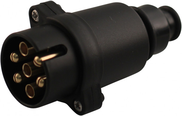 Stekker 7 - polig , kunststof schroefuitvoering