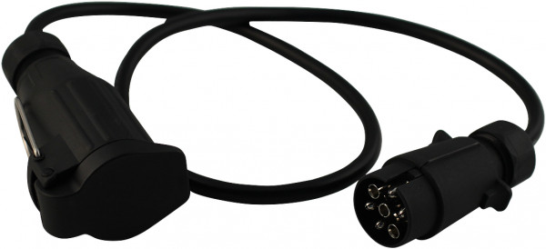 Adapterkabel auto 7-polig - ahw 13-polig (Jäger systeem) 90cm