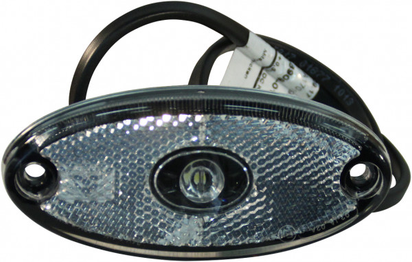 Aspöck Flatpoint II led wit DC Kabel 500mm