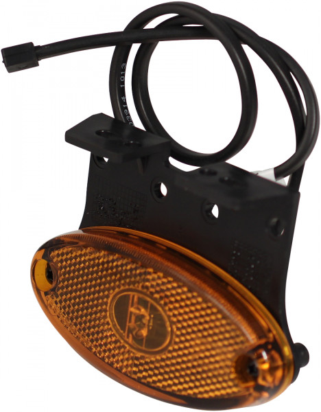 Zijmarkeringslamp Flatpoint II led Inclusief montagesteun "Z" 90° DC kabel 500mm