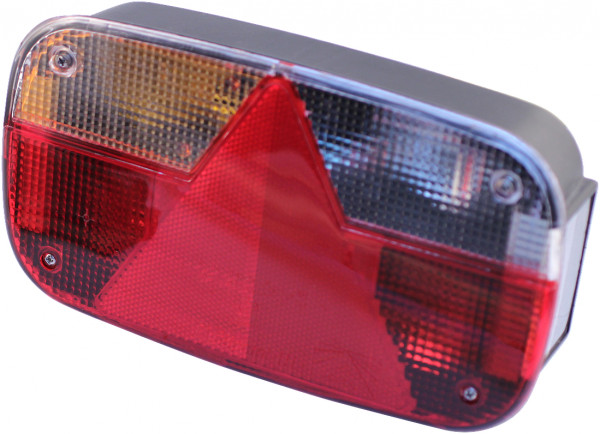 Achterlicht Aspöck MULTIPOINT III , links, centrale stekkeraansluiting 8-polig