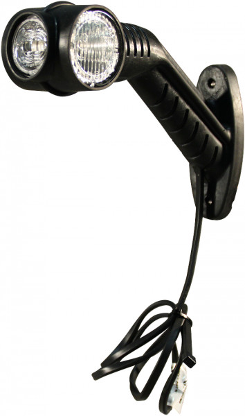 Contourlamp Superpoint III LED rechts rood / wit / oranje DC kabel 860mm