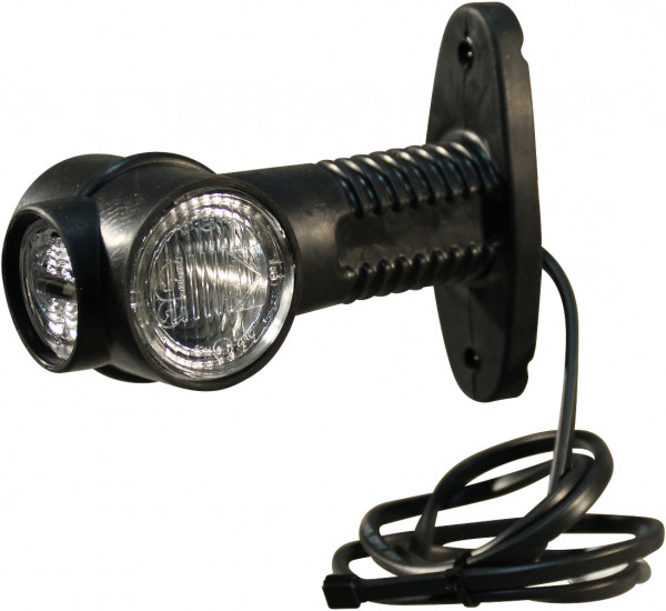 Contourlamp Superpoint III "kort" rood / wit / oranje DC kabel 1000mm