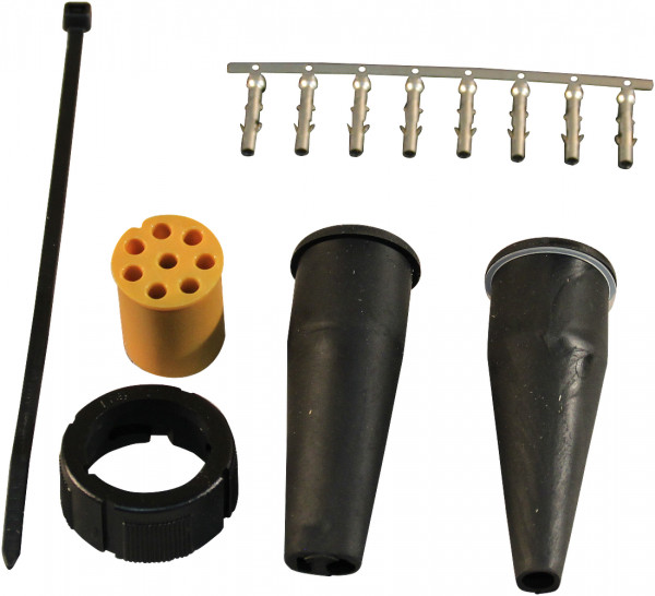 Bajonet stekker 8-polig links