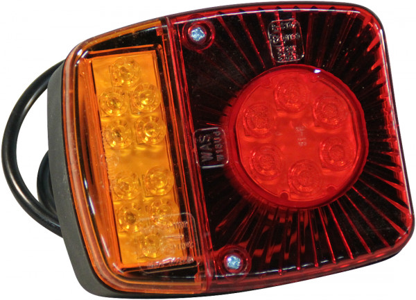 Achterlicht 476 , LED 12V - 24V , universeel kabel