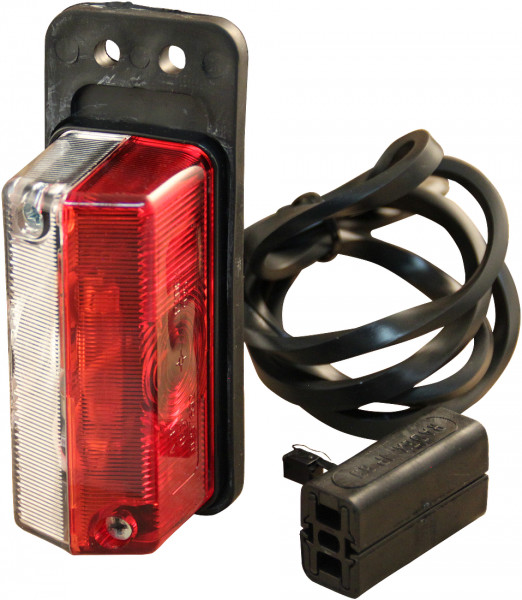 Contourlamp 925/1 rood / wit Met houder Kabel 1000mm met quick connector