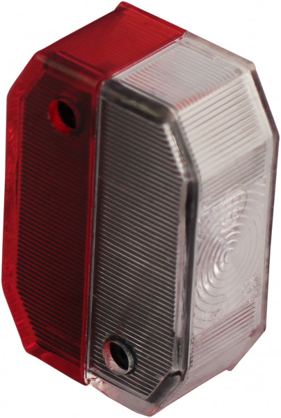 Lampglas Flexipoint I rood / wit