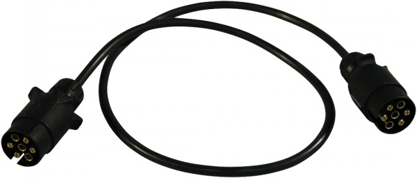 Extension cable 7 pole 1,0m. plastic connector