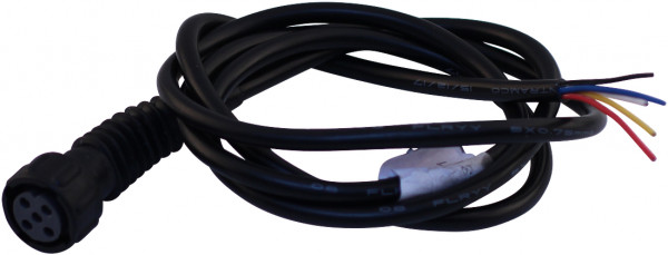 Kabelboom met open eind links 1.5m bajonet 5-polig