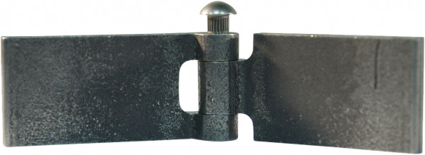 Recht portierscharnier met rvs pen 30 x 60mm scharnierblad blank