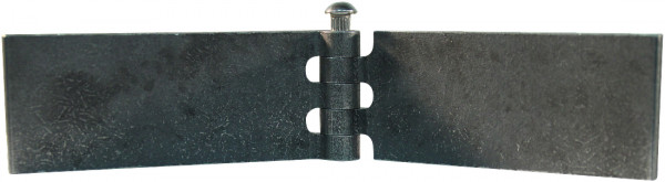 Recht portierscharnier met rvs pen 40 x 100mm scharnierblad blank