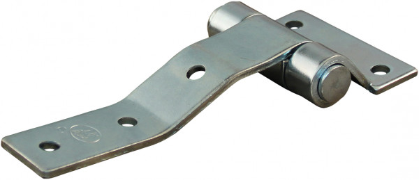 Portierscharnier 61 x 140mm scharnierblad verzinkt niet demonteerbaar