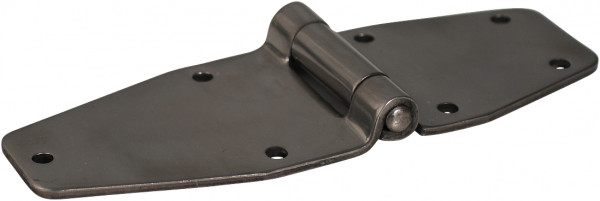 Vlinderscharnier , met gatenpatroon , 60 x 209mm scharnierblad rvs